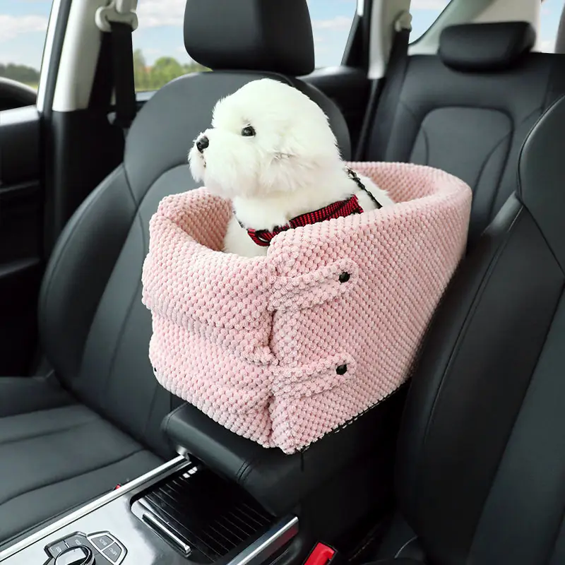Small Dog Car Safety Seat – 2-in-1 Bed & Travel Booster - Image 5